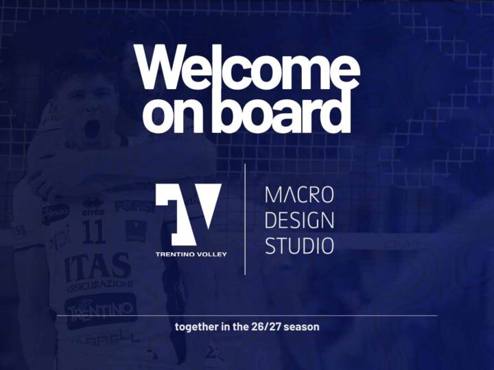 Macro Design Studio al fianco di Trentino Volley: una partnership per persone, sport e comunità